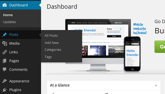WordPress Posts img